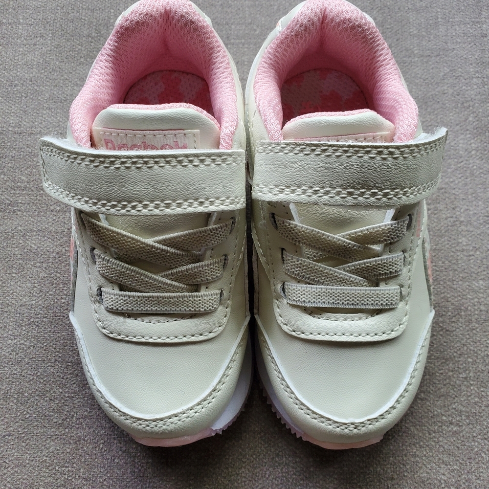 Toddler Reebok Velcro/Elastic Sneakers, Size 5